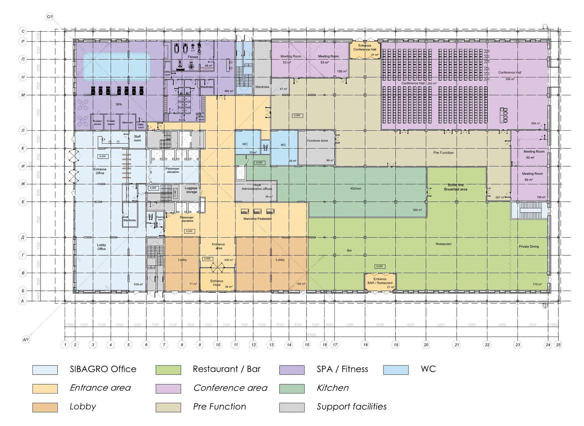 Поэтажный план