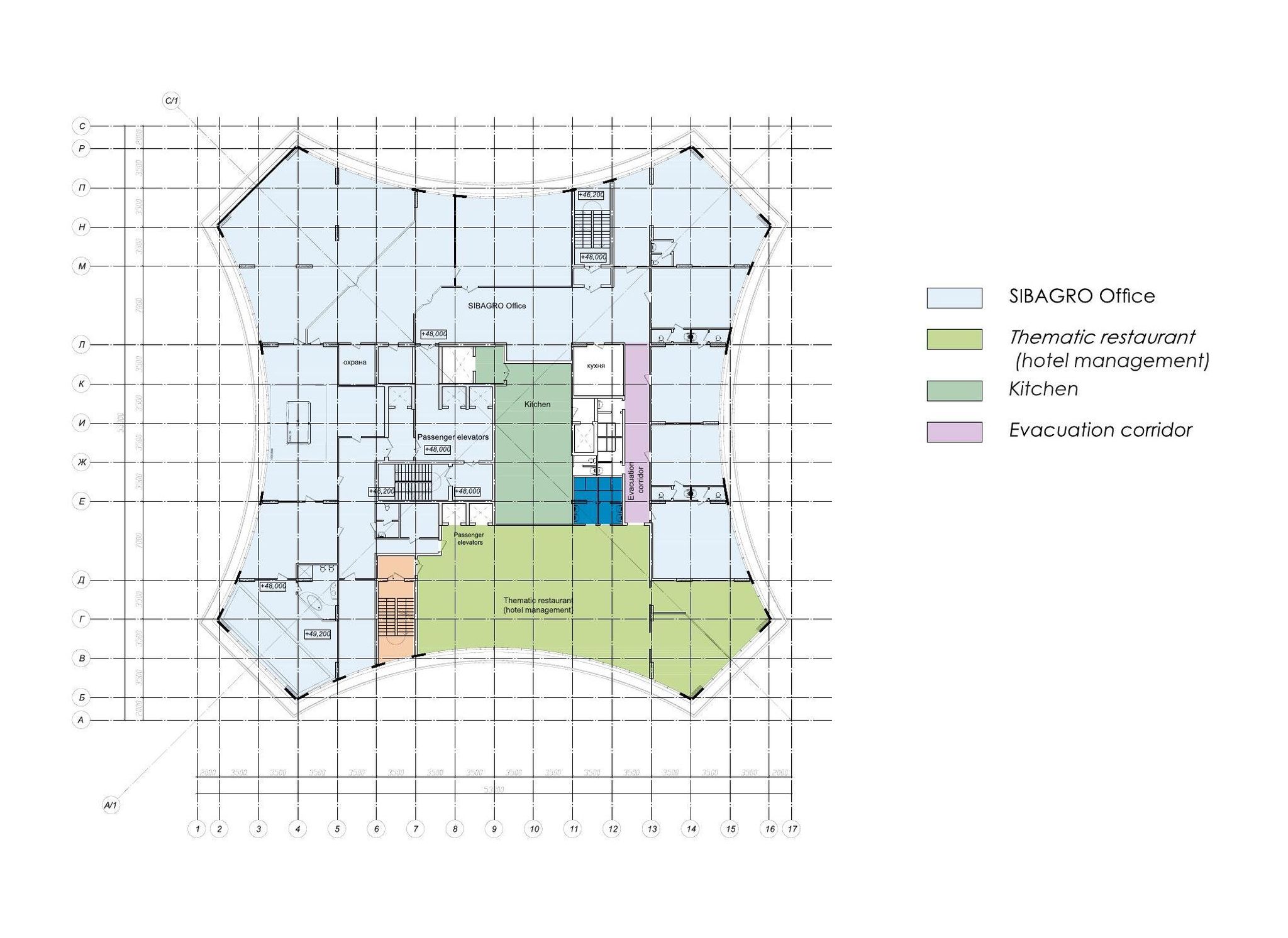 Поэтажный план