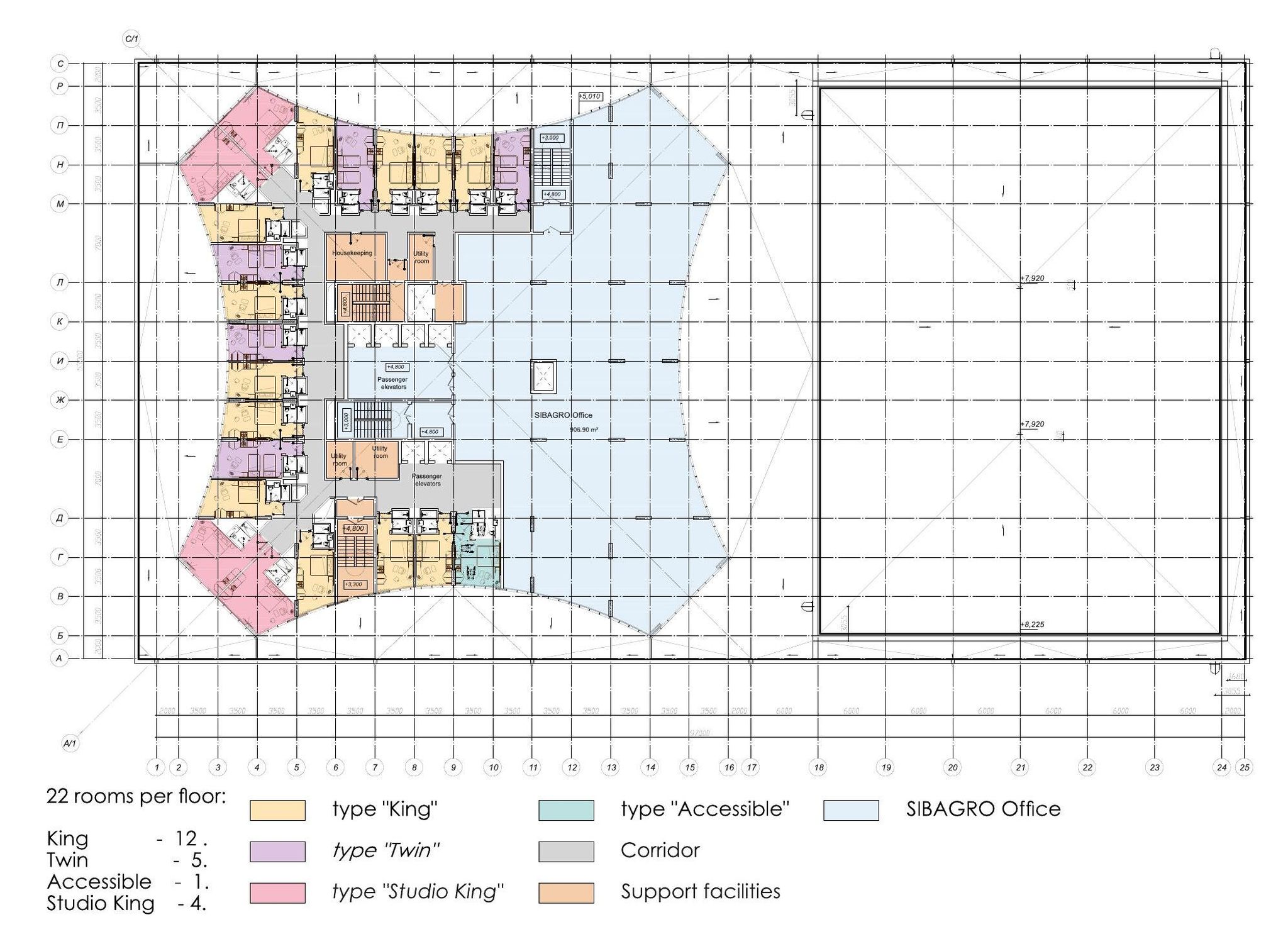 Поэтажный план