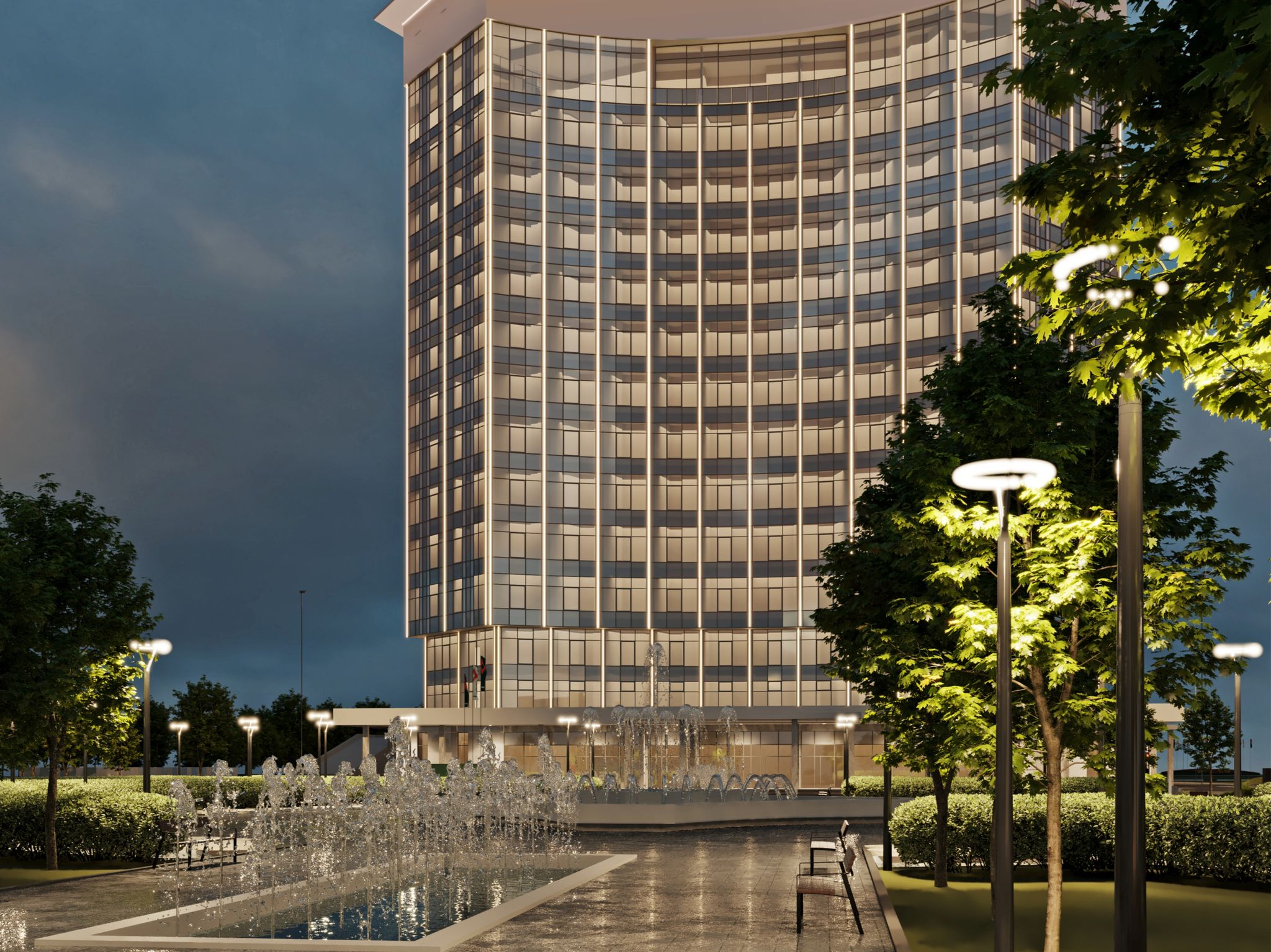 Фасад центральный